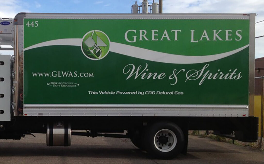 Great Lakes Wine & Spirits truck