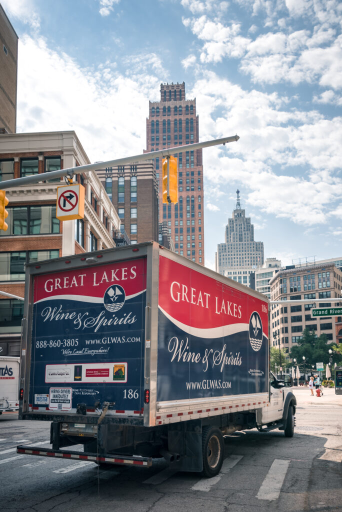 Great Lakes Wine & Spirits truck